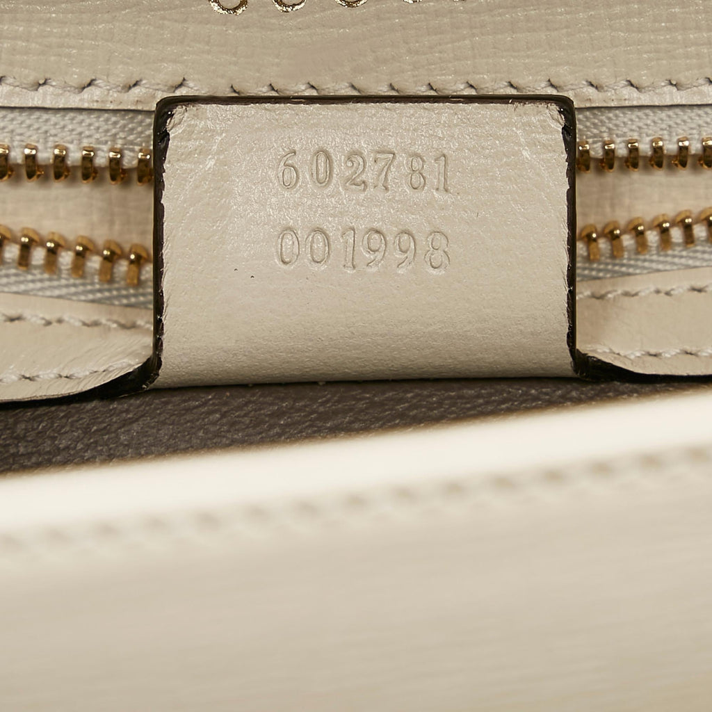 Gucci Sylvie 1969 Leather Satchel (SHG-XLLZGR)