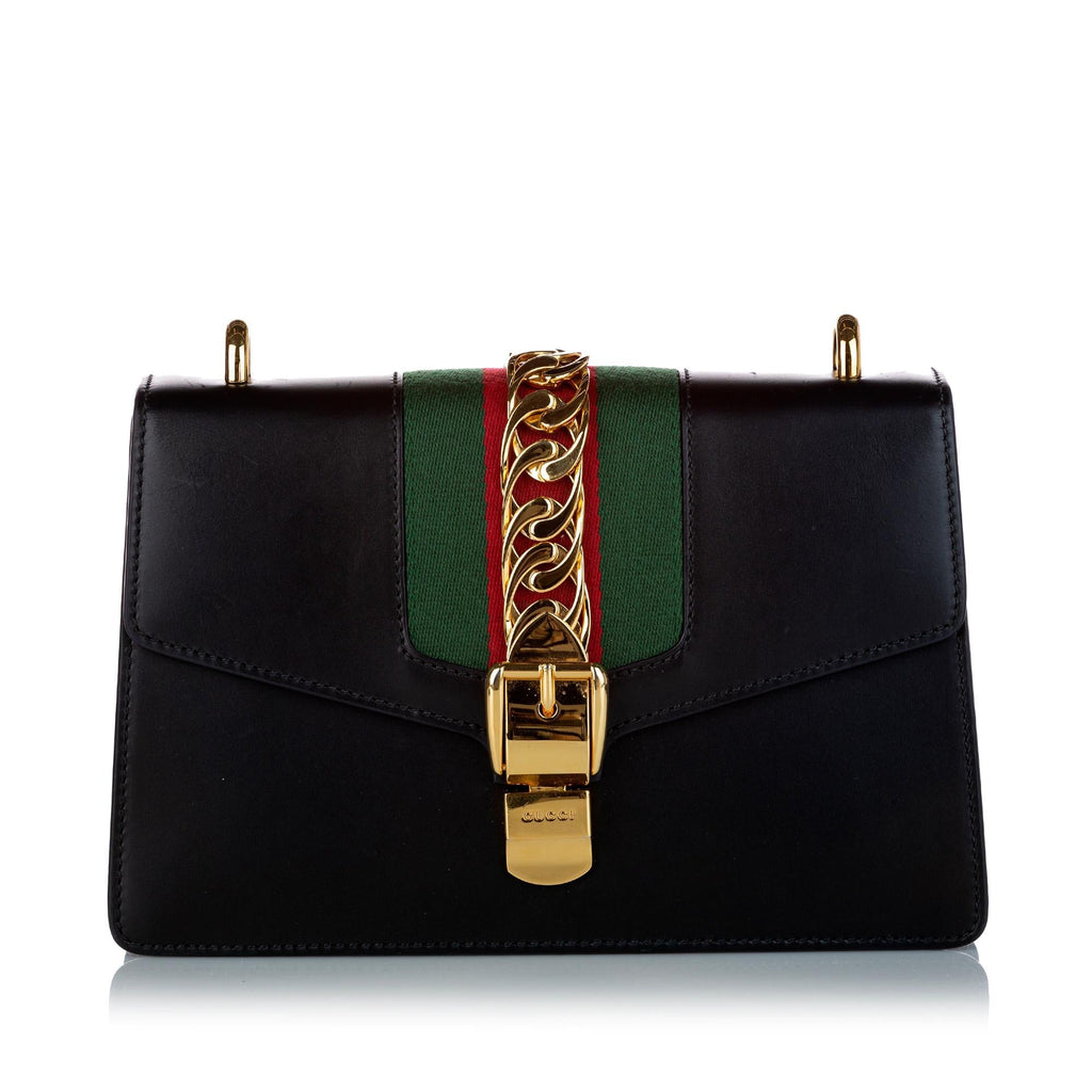 Gucci Sylvie Leather Shoulder Bag (SHG-26629)