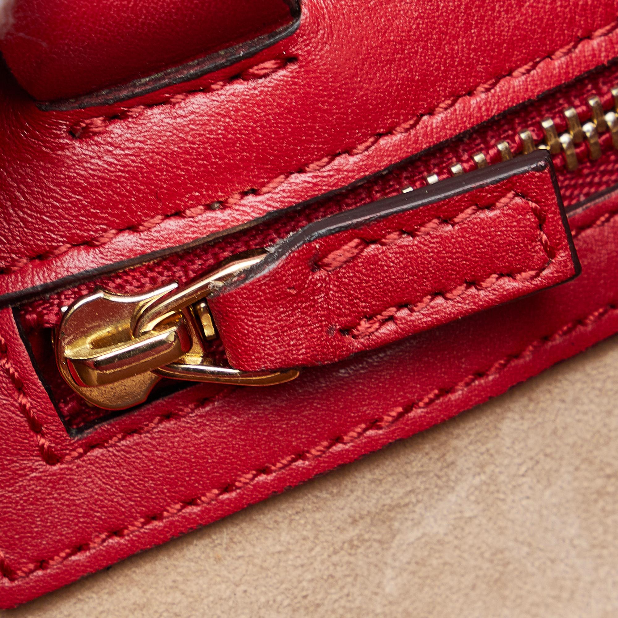 Gucci Sylvie Web Top Handle Satchel