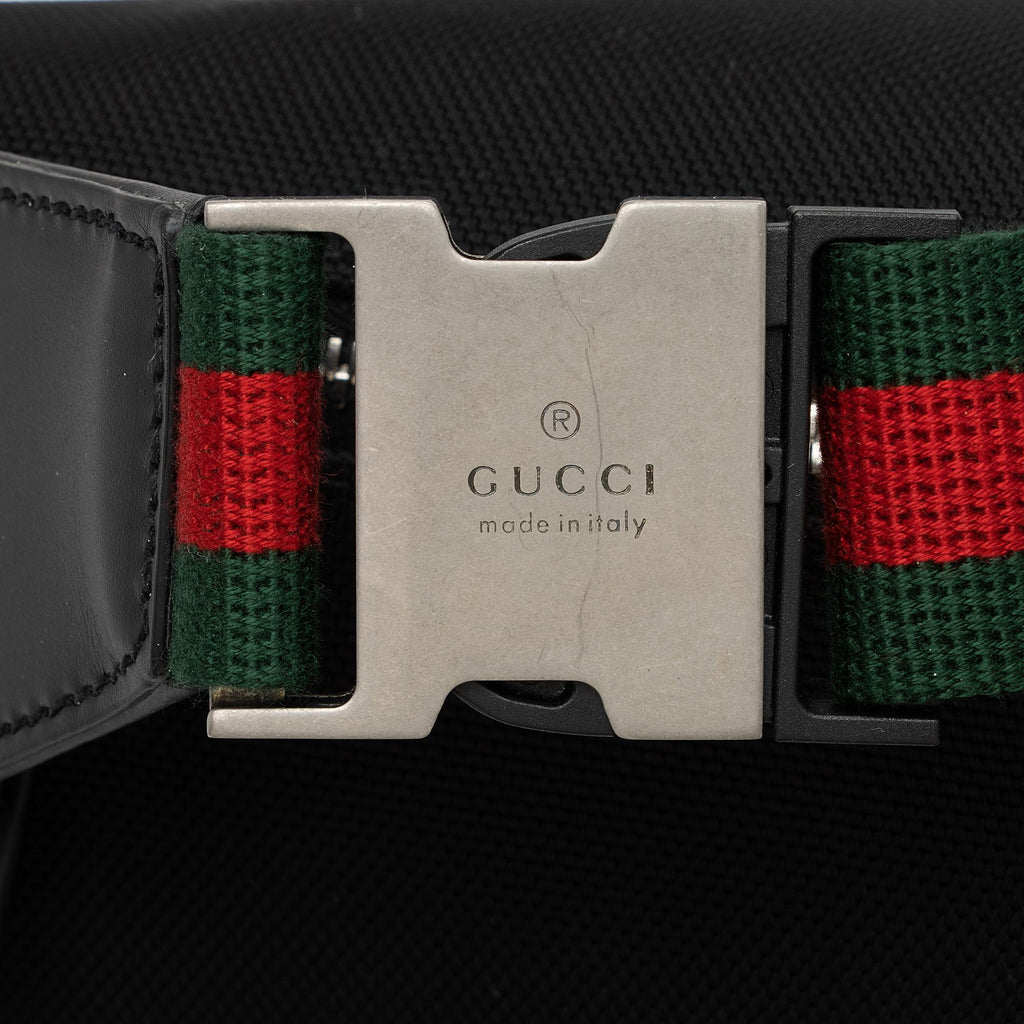 Gucci Techno Canvas Web Belt Bag (SHF-H9w0O5)