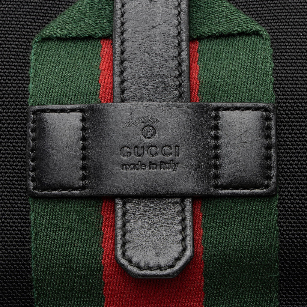Gucci Techno Canvas Web Buckle Large Tote