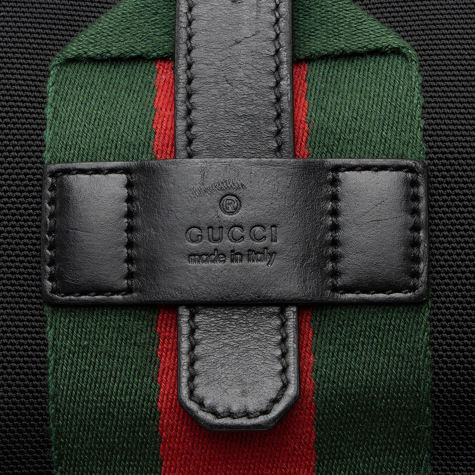 Gucci Techno Canvas Web Buckle Large Tote