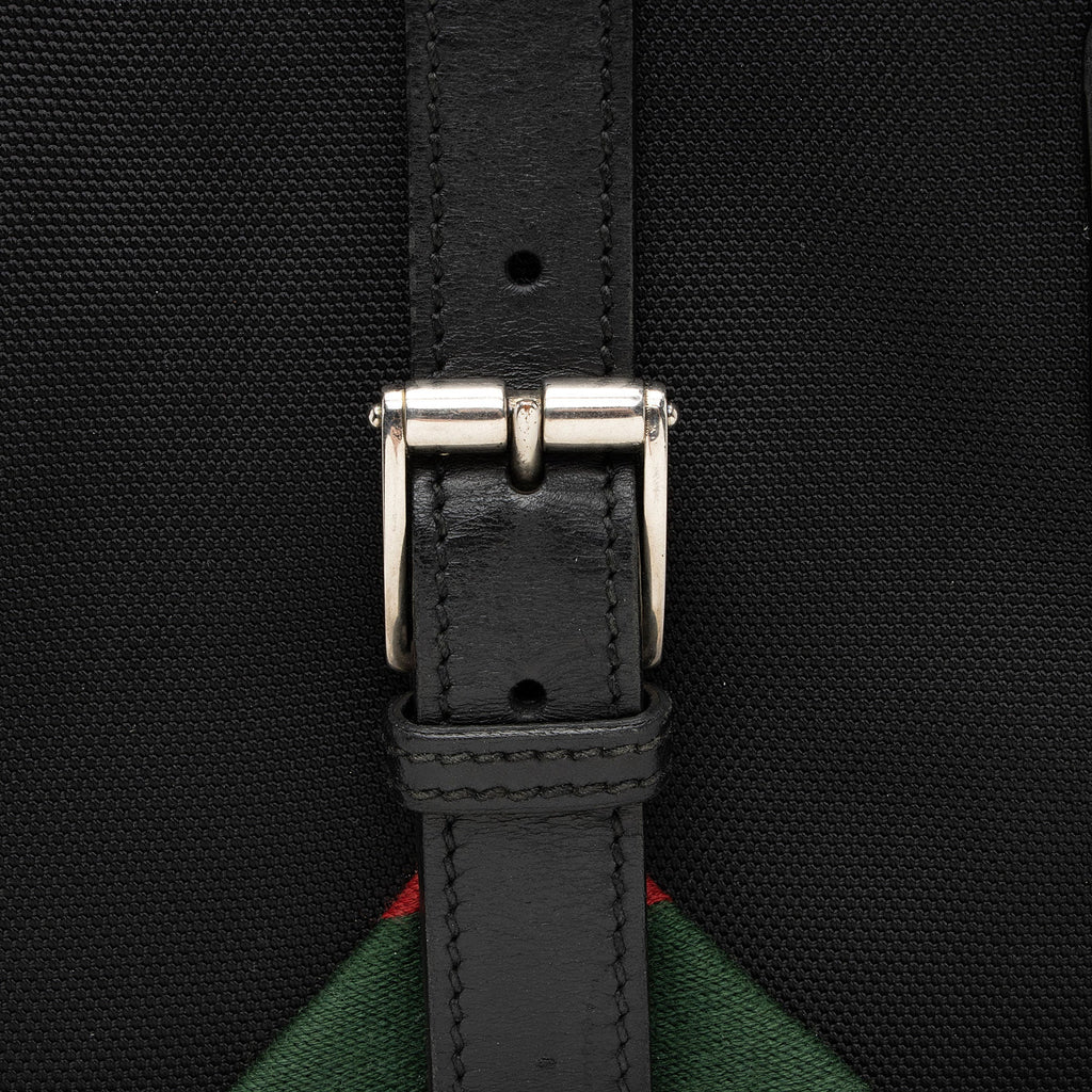 Gucci Techno Canvas Web Buckle Large Tote