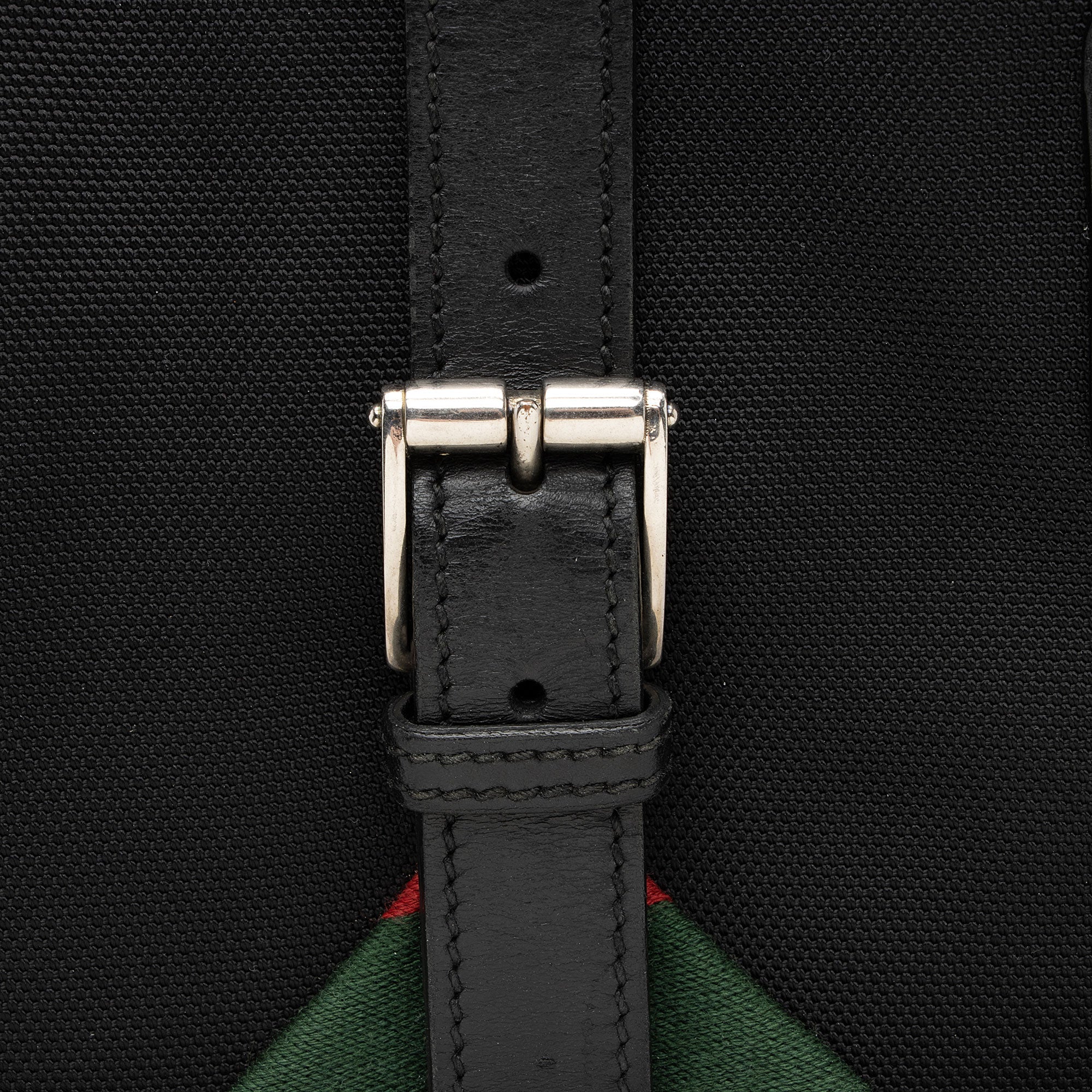 Gucci Techno Canvas Web Buckle Large Tote