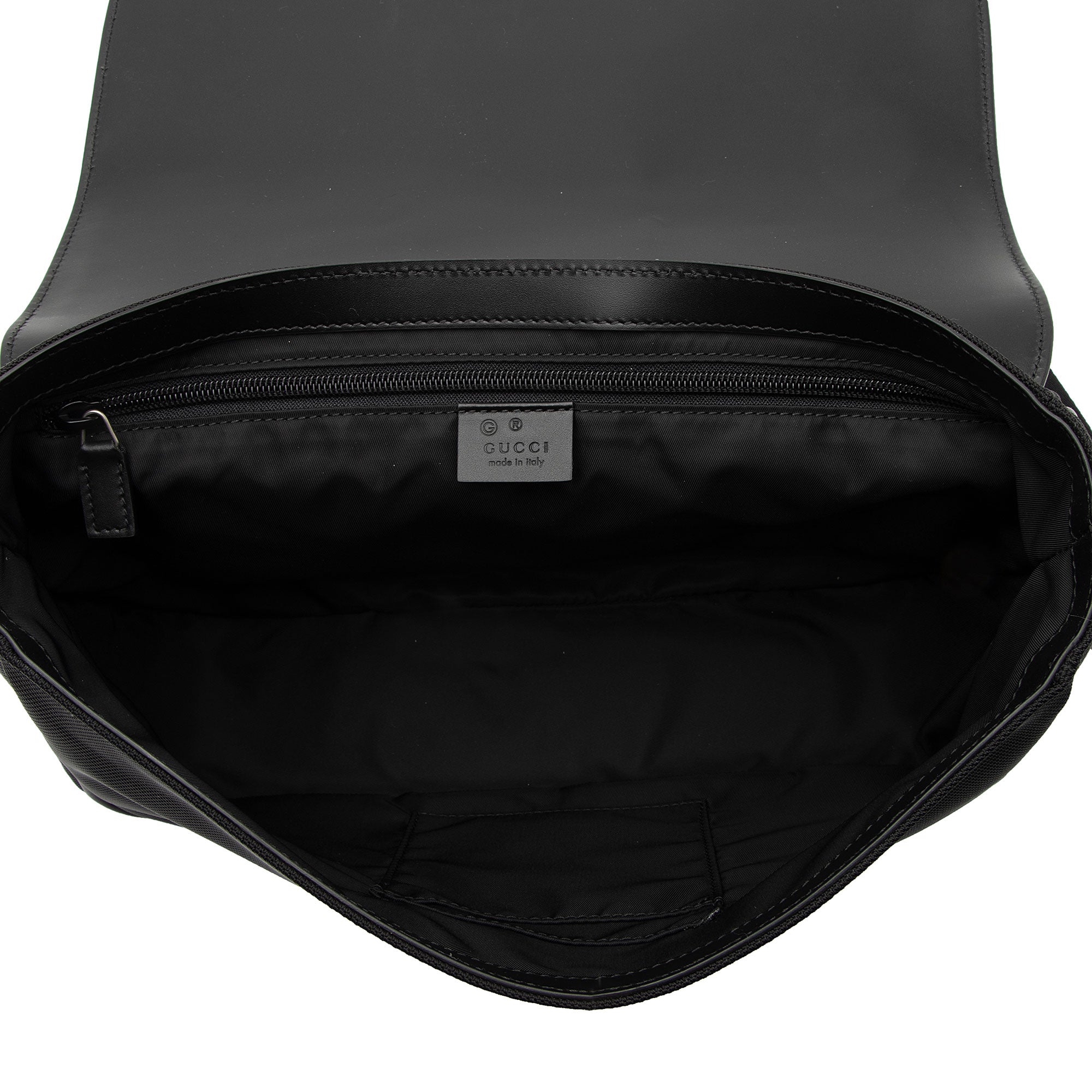 Gucci Techno Canvas Web Flap Messenger Bag (SHF-TK0IAS)