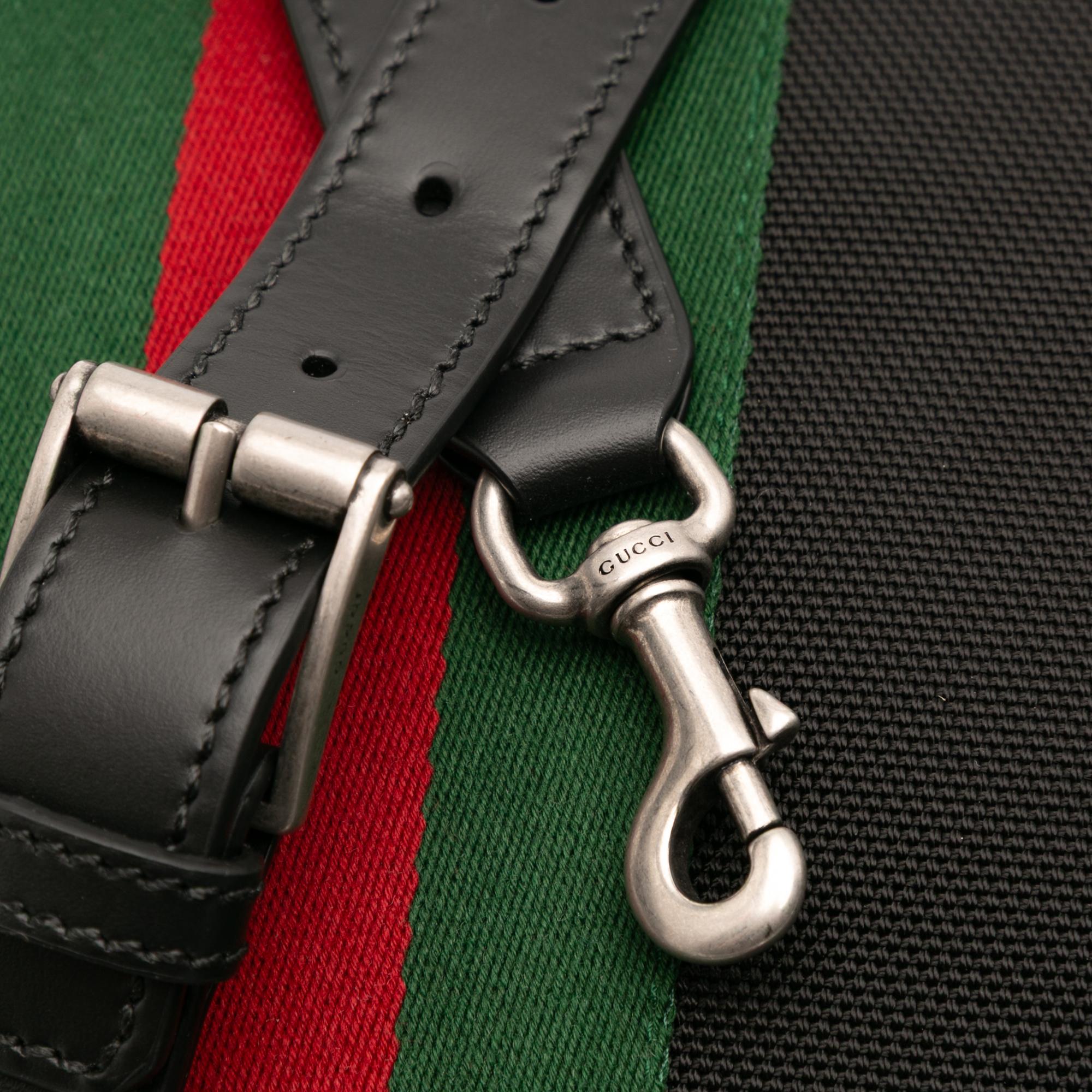 Gucci Techno Canvas Web Satchel