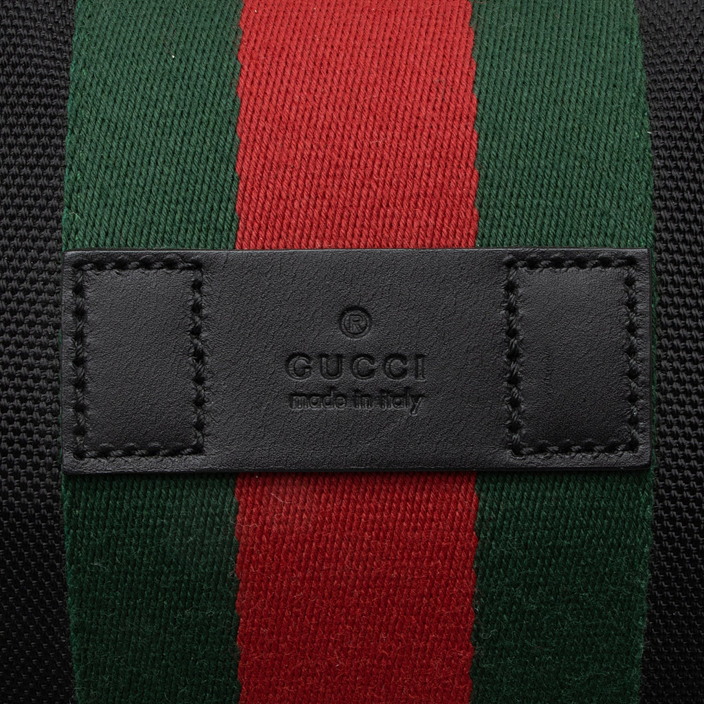 Gucci Techno Canvas Web Travel Duffle Bag (SHF-23259)