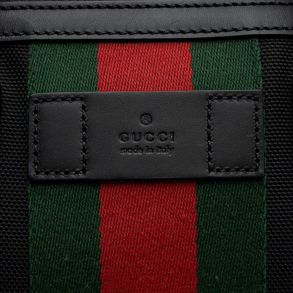 Gucci Techno Canvas Web Vertical Messenger (SHF-QCAJfR)