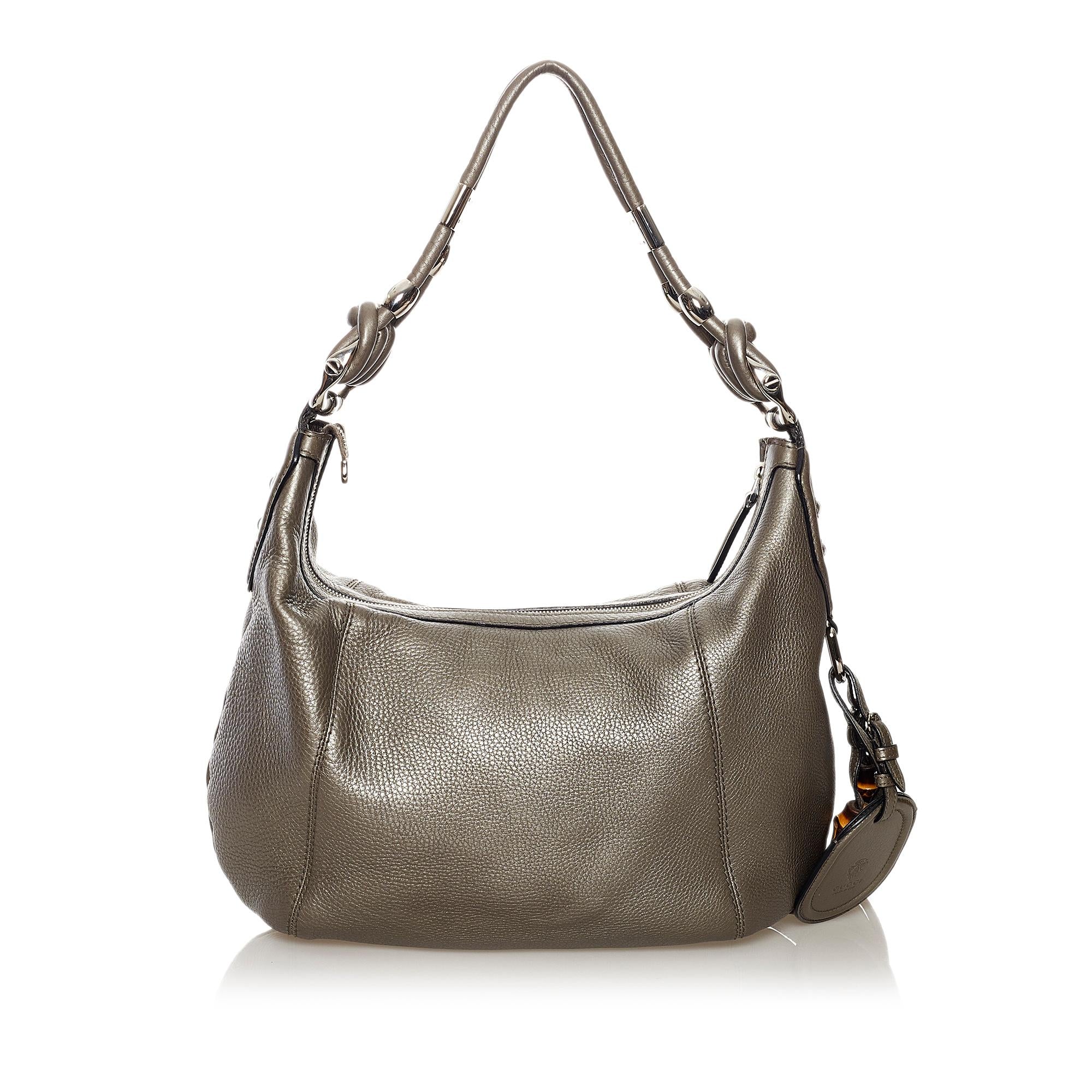 Gucci Techno Horsebit Hobo Bag (SHG-33787)