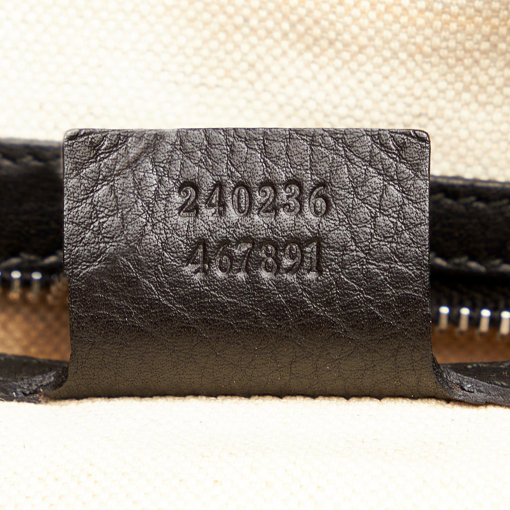 Gucci Techno Horsebit Leather Satchel (SHG-25125)