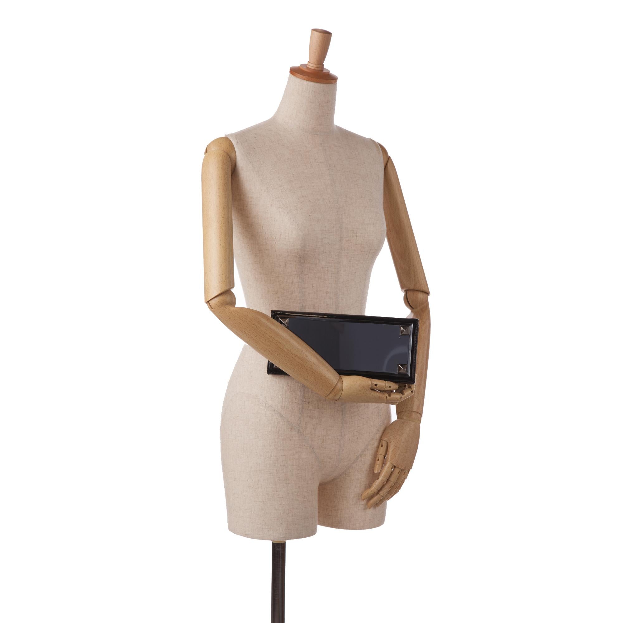 Gucci Tempered Glass Broadway Clutch