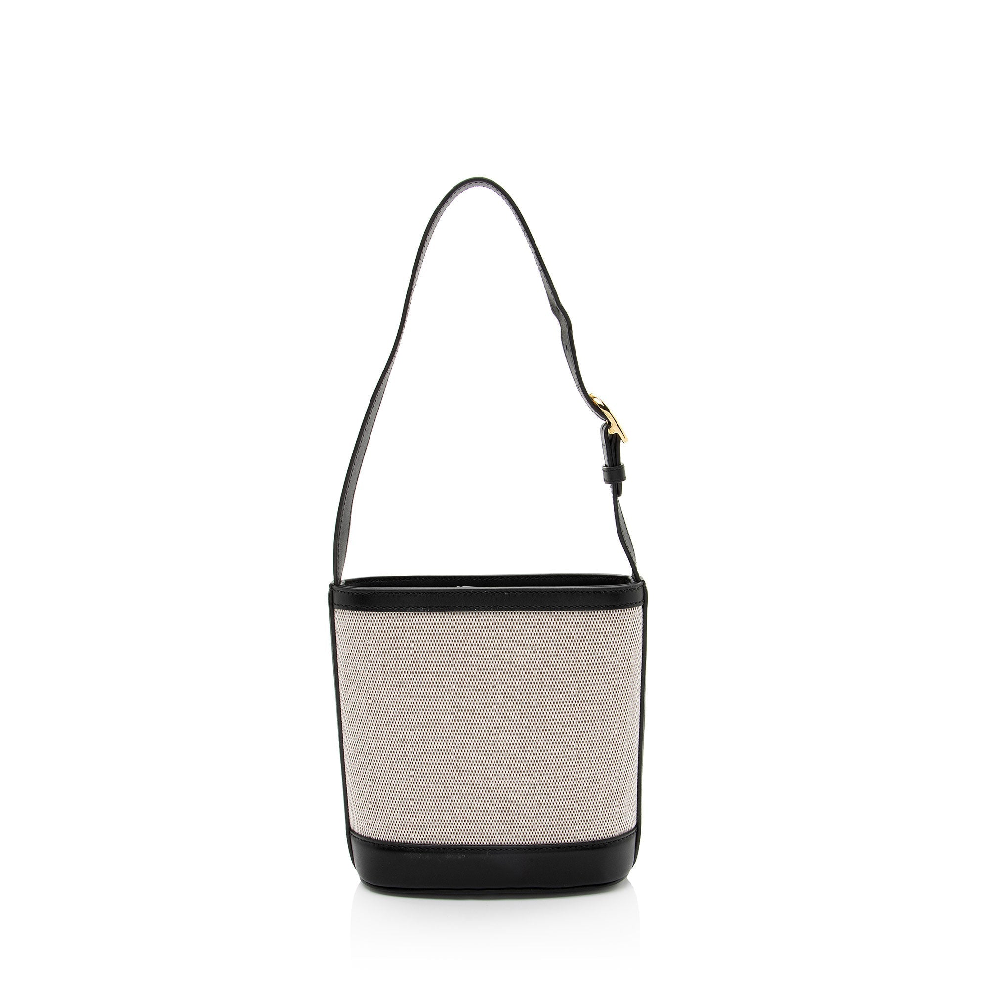 Gucci Toile Leather Gucci 73 Small Bucket Bag