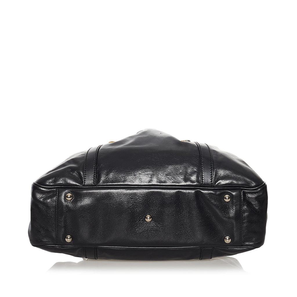 Gucci Twin Leather Tote Bag (SHG-33680)