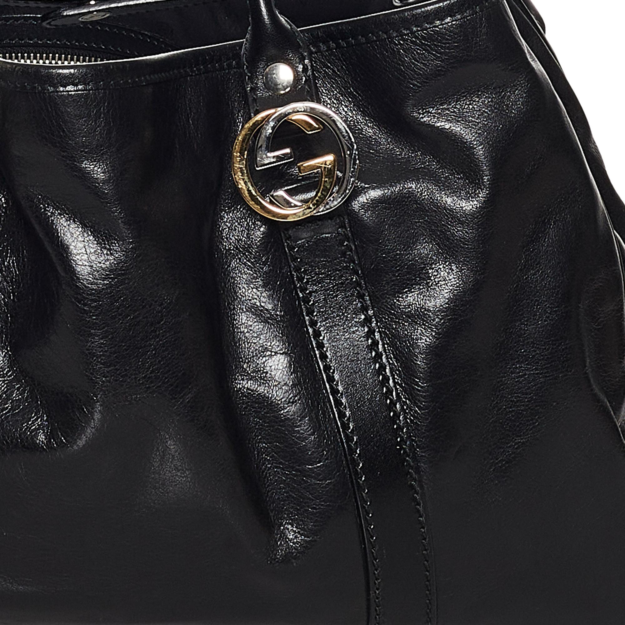 Gucci Twin Leather Tote Bag (SHG-33680)