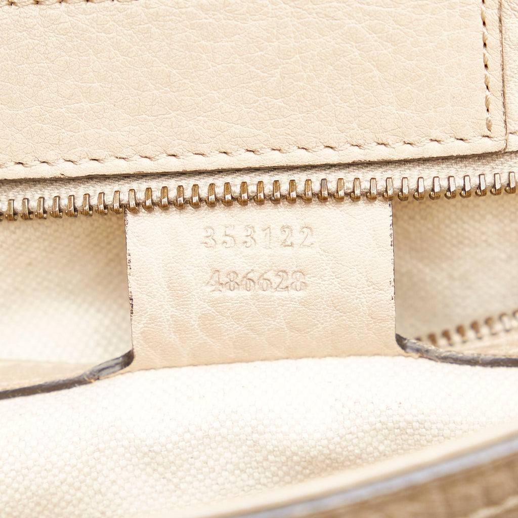Gucci Twins Leather Tote Bag (SHG-32733)