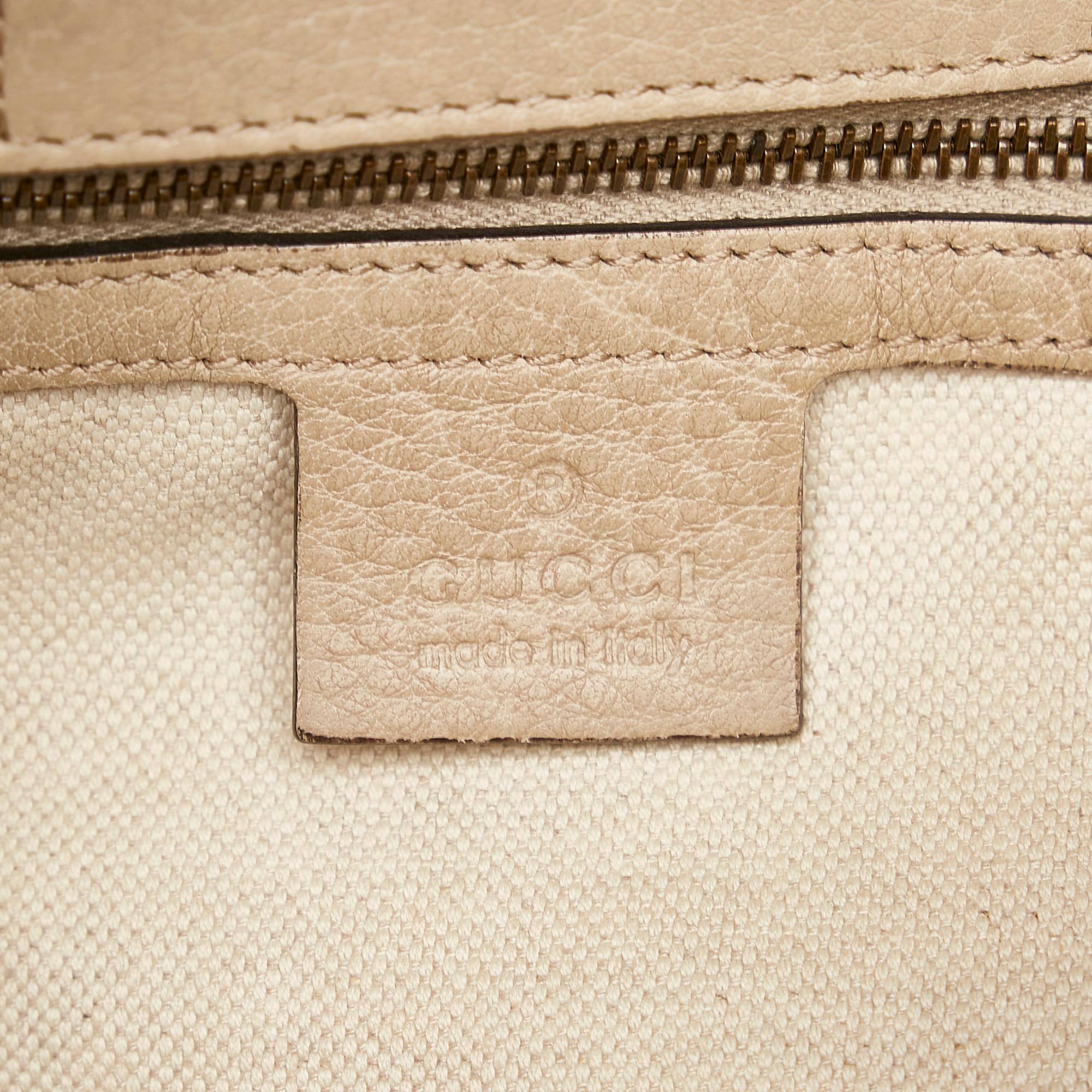 Gucci Twins Leather Tote Bag (SHG-32733)