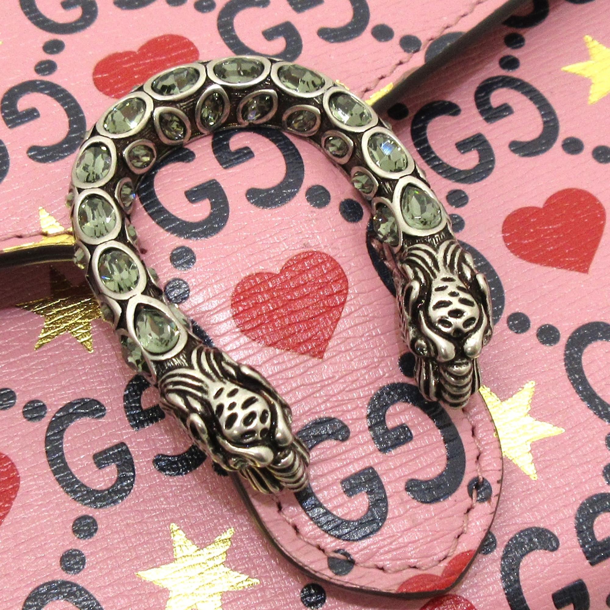 Gucci Valentine's Day Dionysus Wallet On Chain (SHG-4Y92ml)