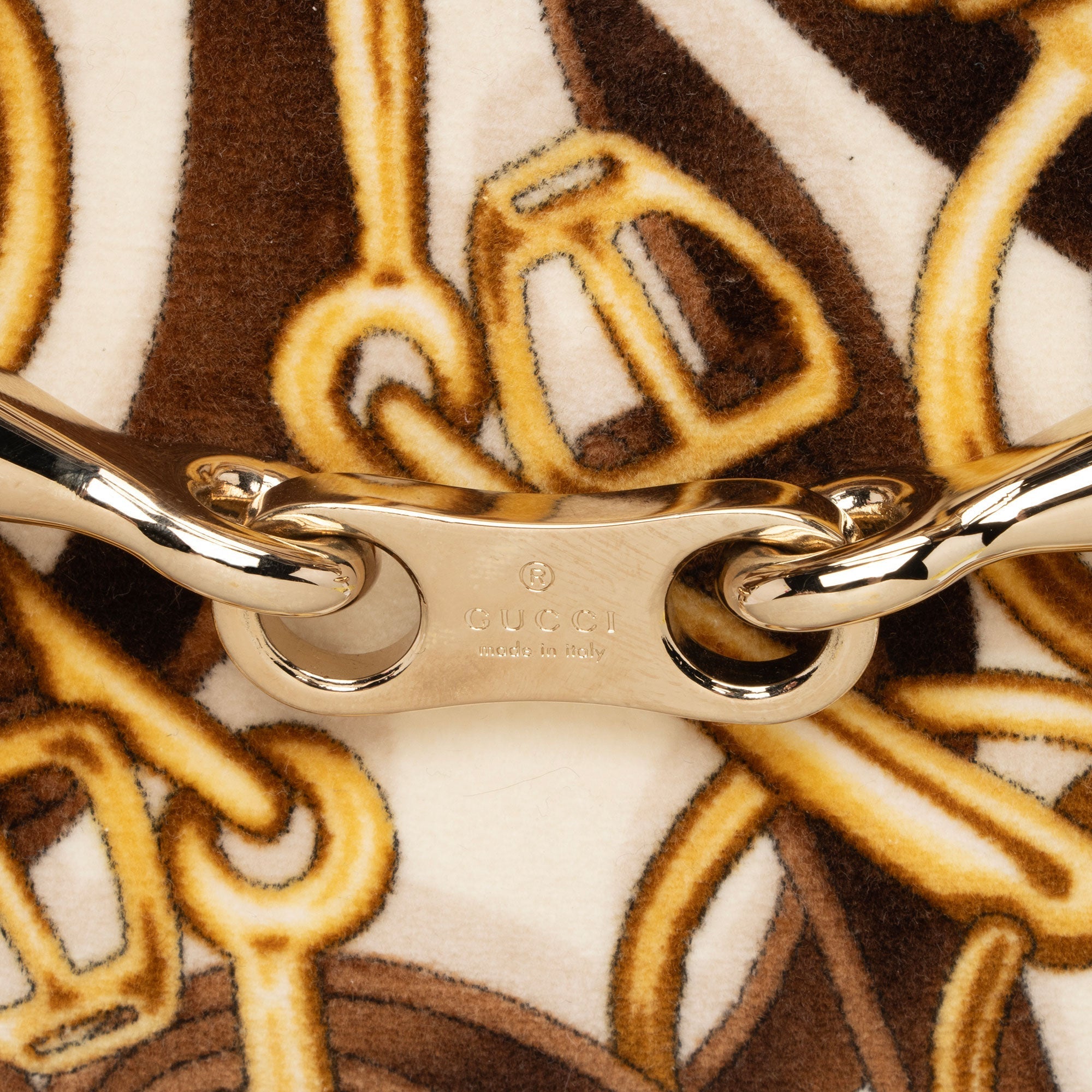 Gucci Velvet Horsebit 85th Anniversary Large Hobo (SHF-ojw6md)