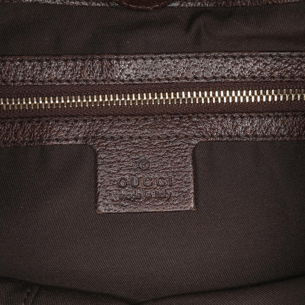 Gucci Velvet Horsebit Web Punch Hobo