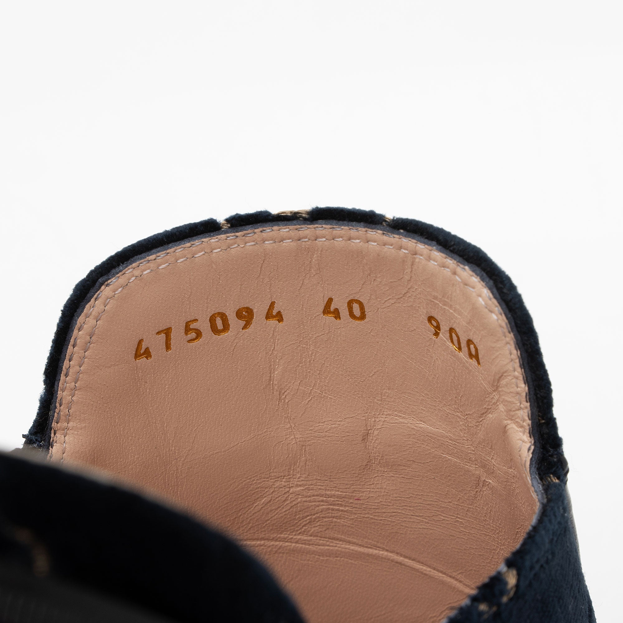 Gucci Velvet Princetown Mules - Size 10 / 40 (SHF-sXPnT2)