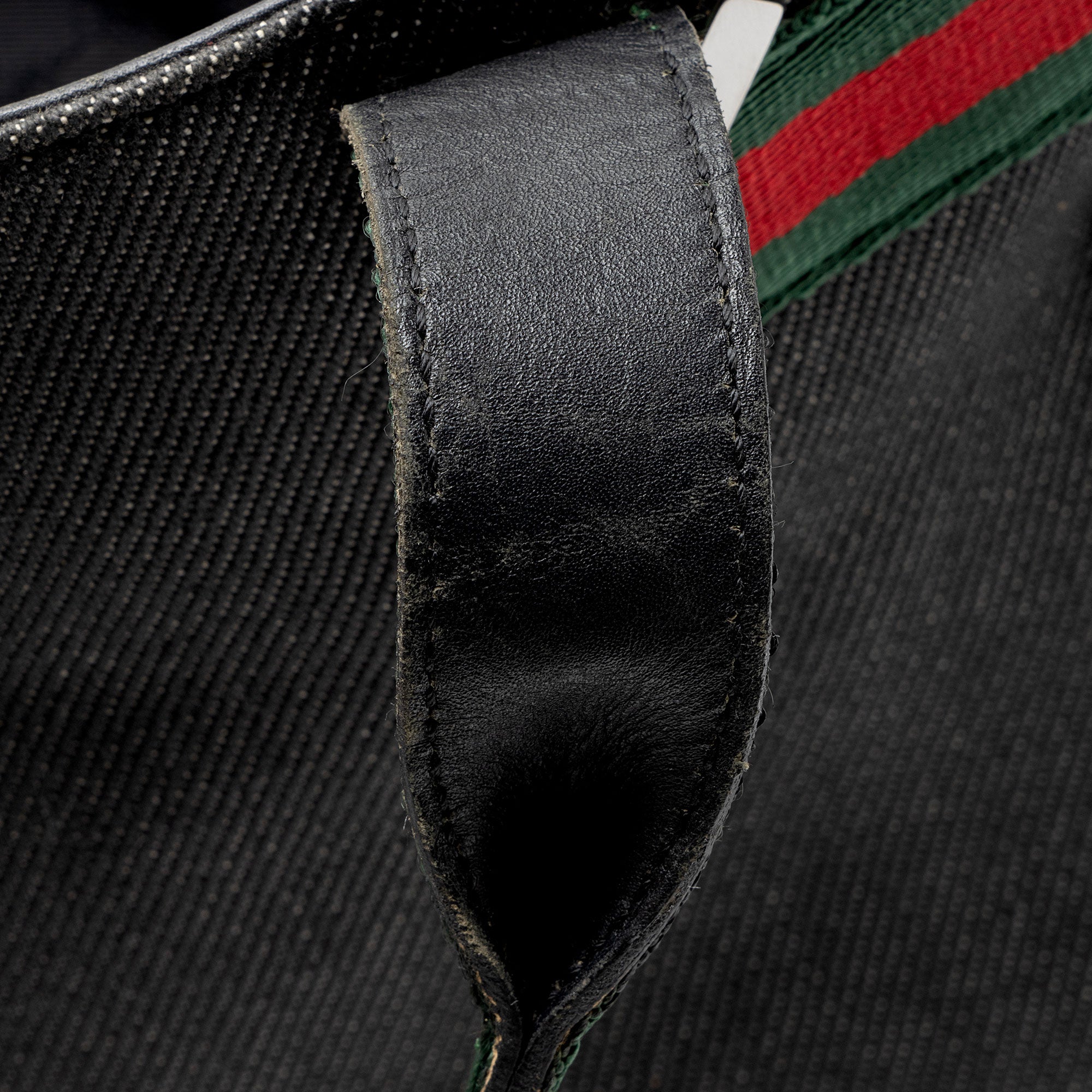 Gucci Vintage Denim Web Tote
