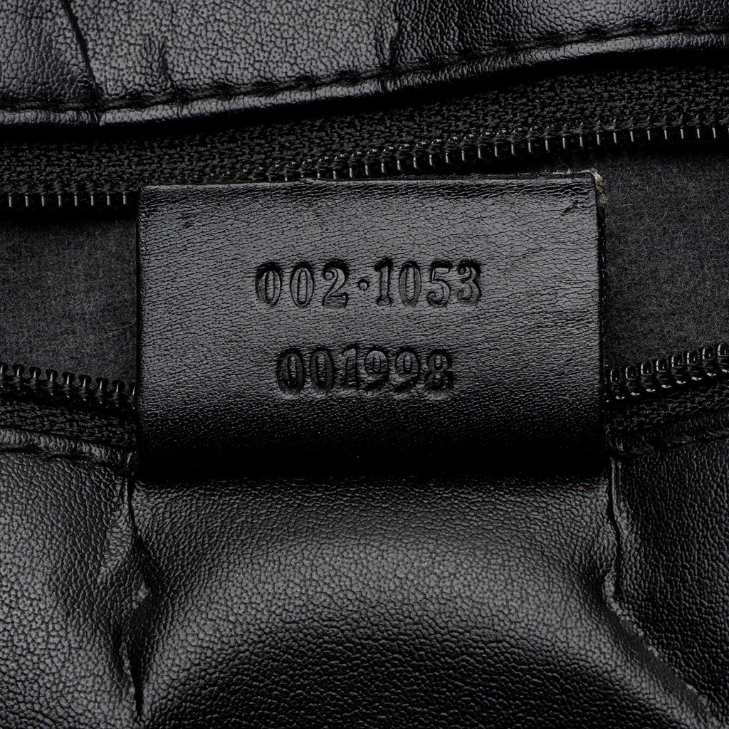 Gucci Vintage GG Canvas Drawstring Tote (SHF-psl0Np)