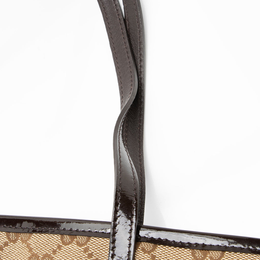 Gucci Vintage GG Canvas Web Jolie Medium Tote