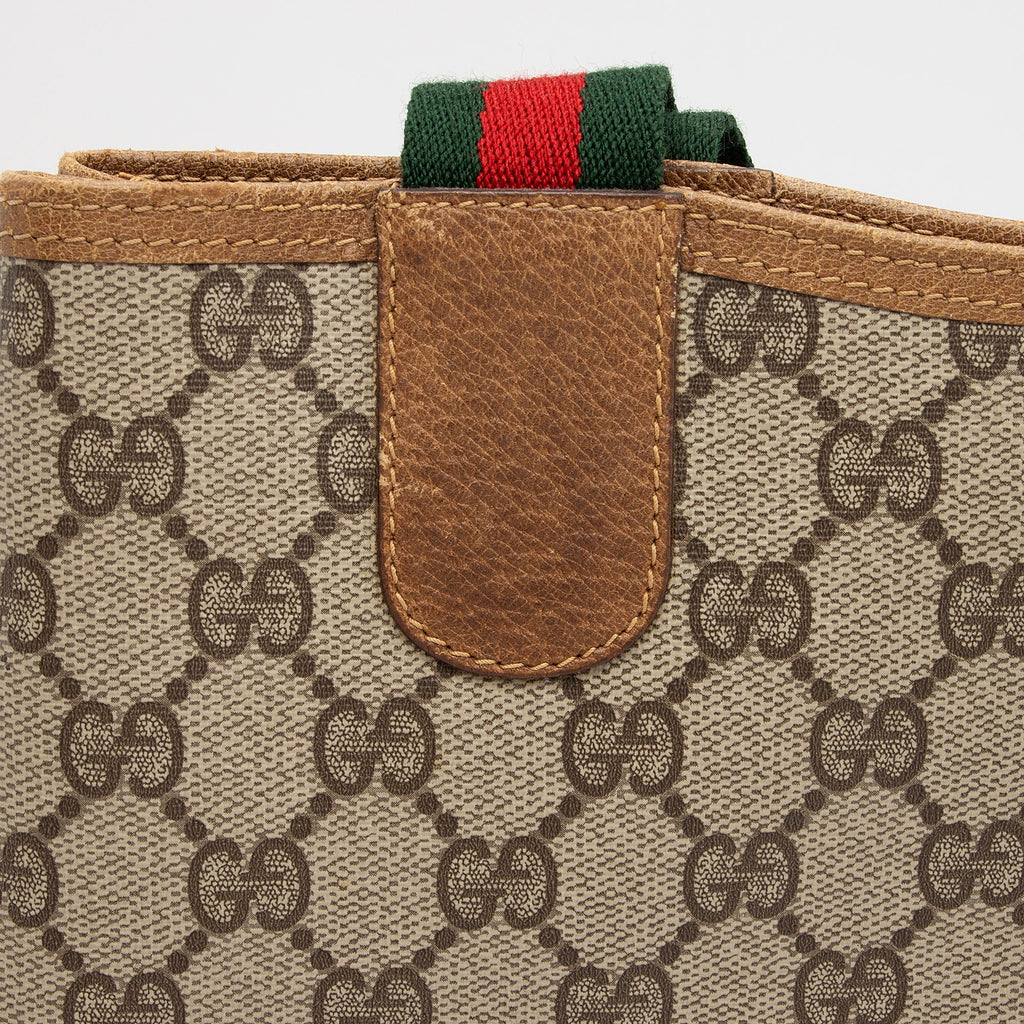 Gucci Vintage GG Plus Web Tote (SHF-2zXCOT)