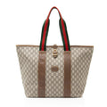 Gucci Vintage GG Plus Web Large Tote