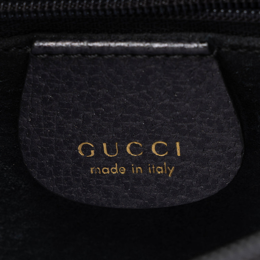 Gucci Vintage Leather Bamboo Diana Tote (SHF-7SmqFT)