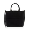 Gucci Vintage Quilted Nylon Bamboo Tote (SHF-2fSkOi)