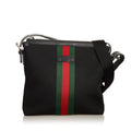 Gucci Web Canvas Crossbody Bag (SHG-25843)