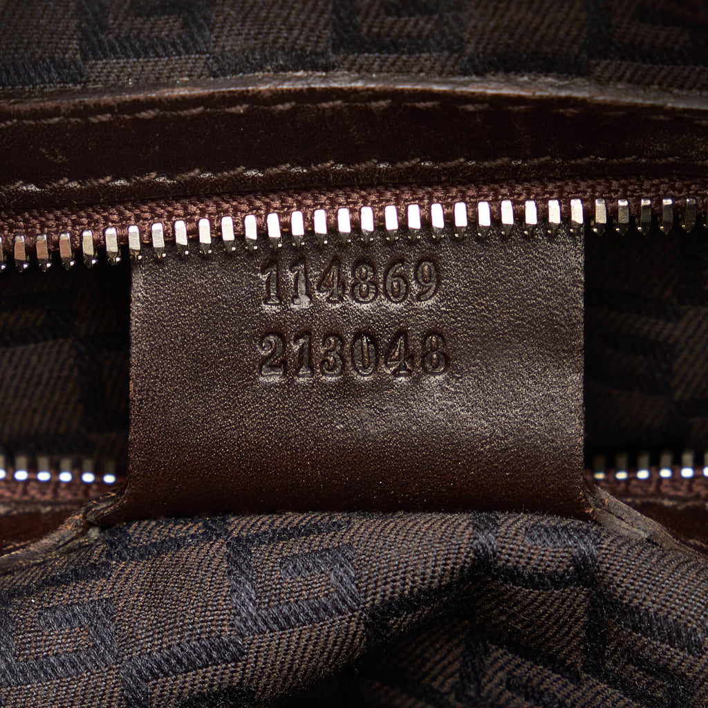 Gucci Web Canvas Reins Hobo Bag (SHG-30974)
