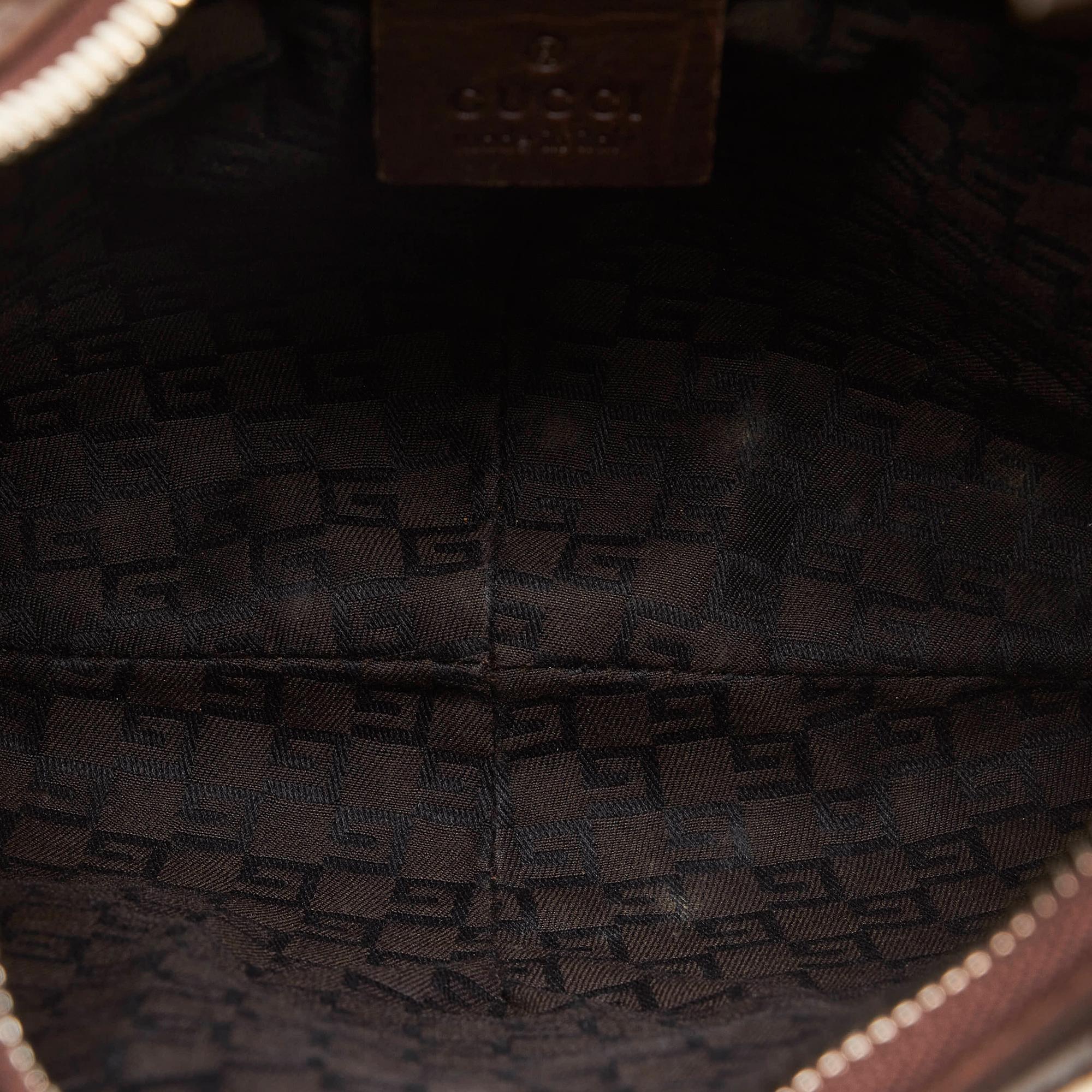 Gucci Web Canvas Reins Hobo Bag (SHG-30974)