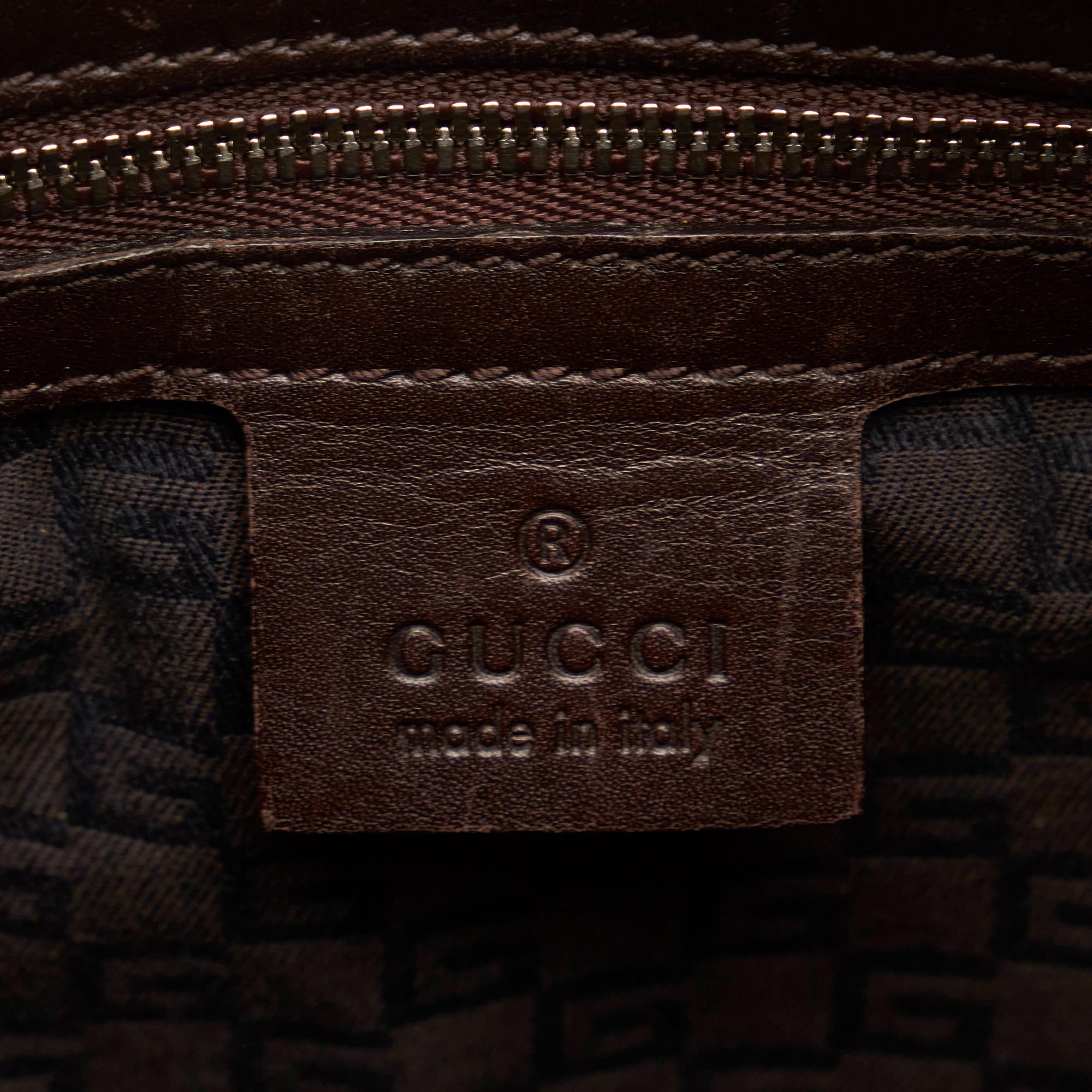 Gucci Web Canvas Reins Hobo Bag (SHG-30974)