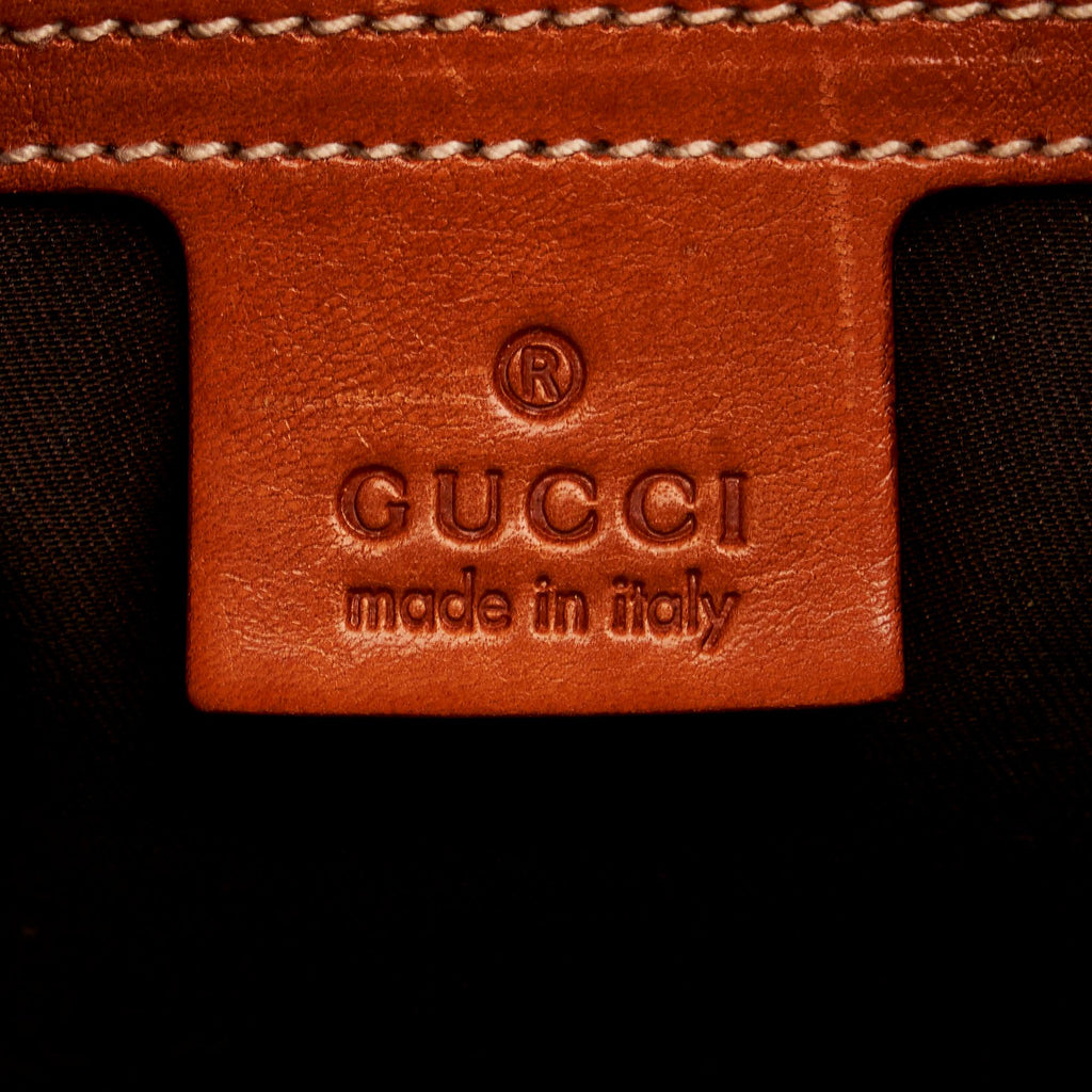 Gucci Web Canvas Reins Shoulder Bag (SHG-32403)