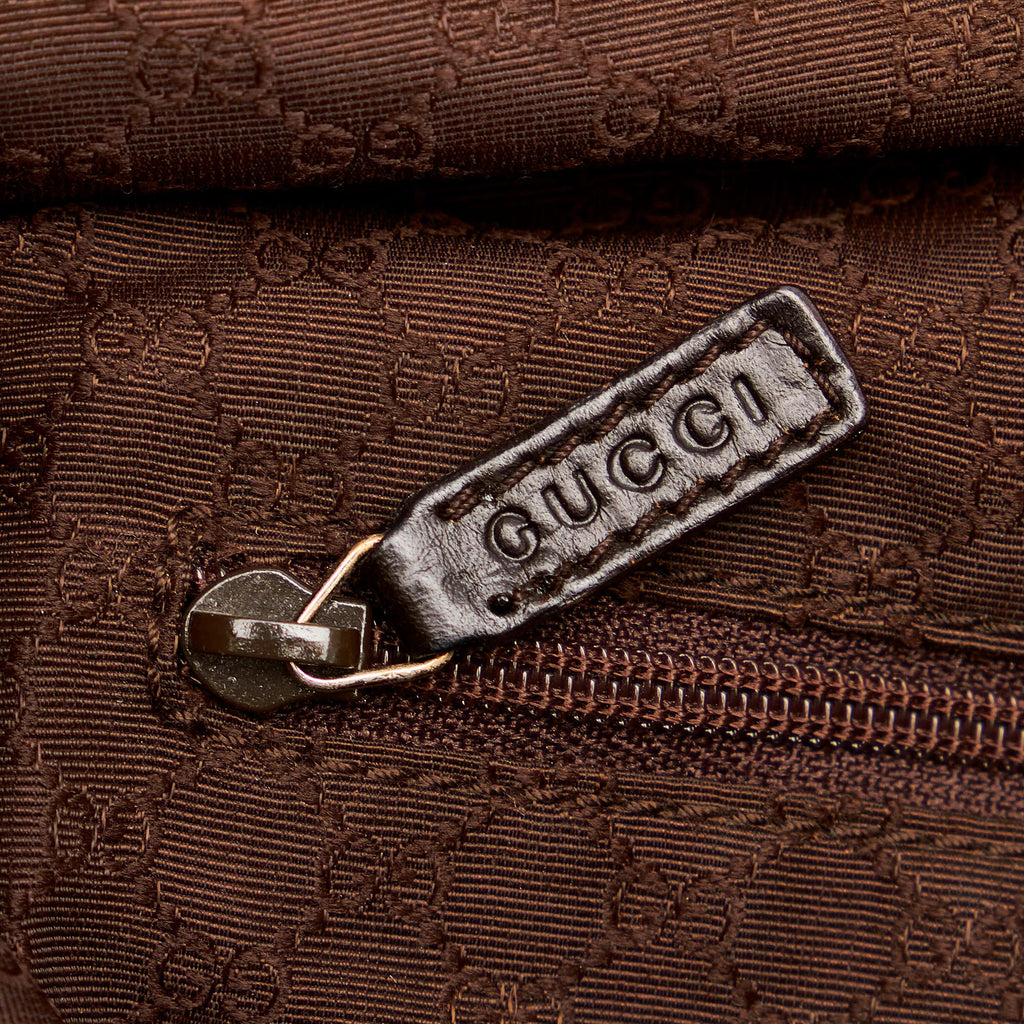Gucci Web Canvas Shoulder Bag (SHG-34179)