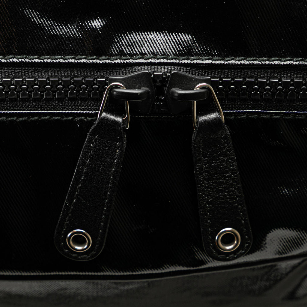 Gucci Web Coated Canvas Satchel
