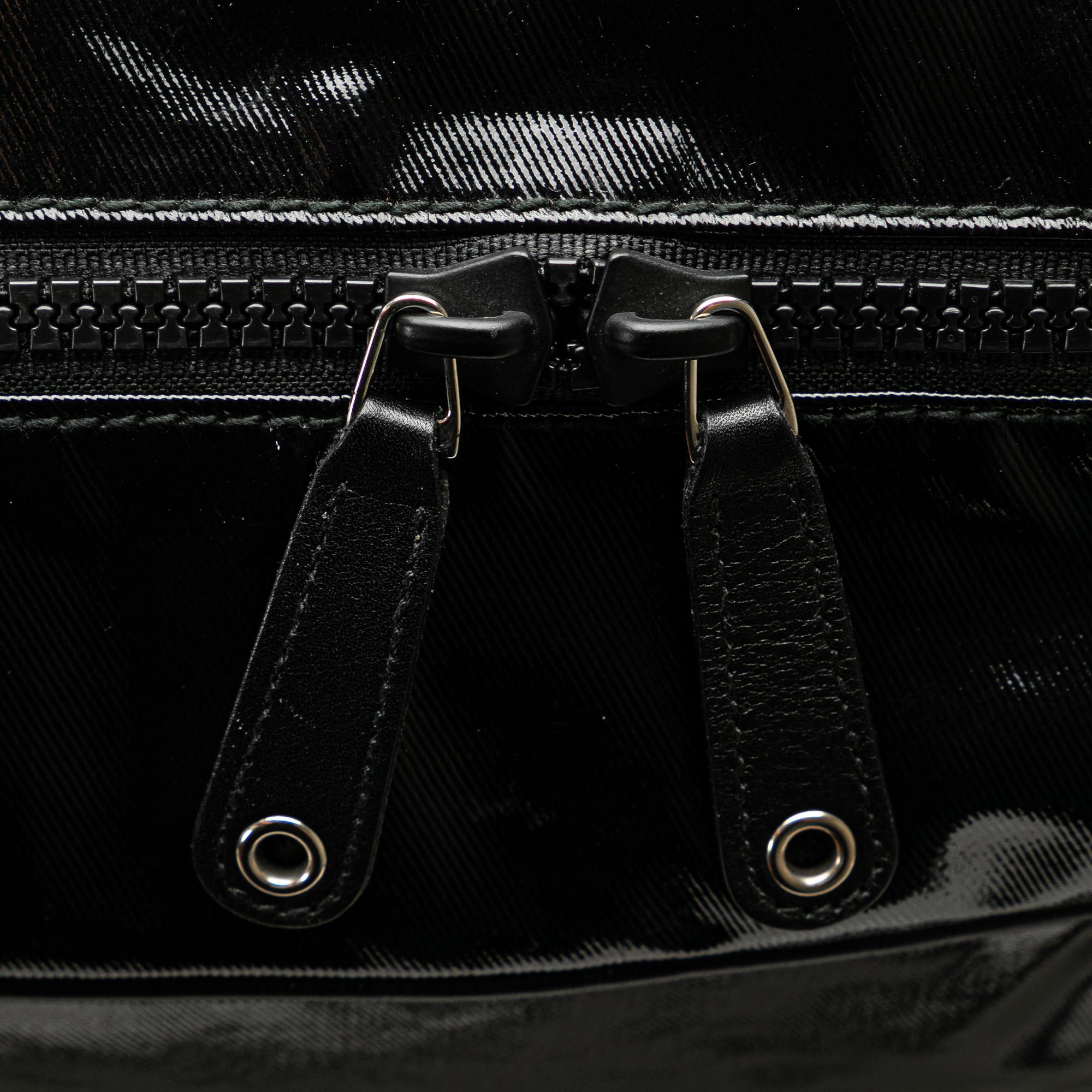 Gucci Web Coated Canvas Satchel