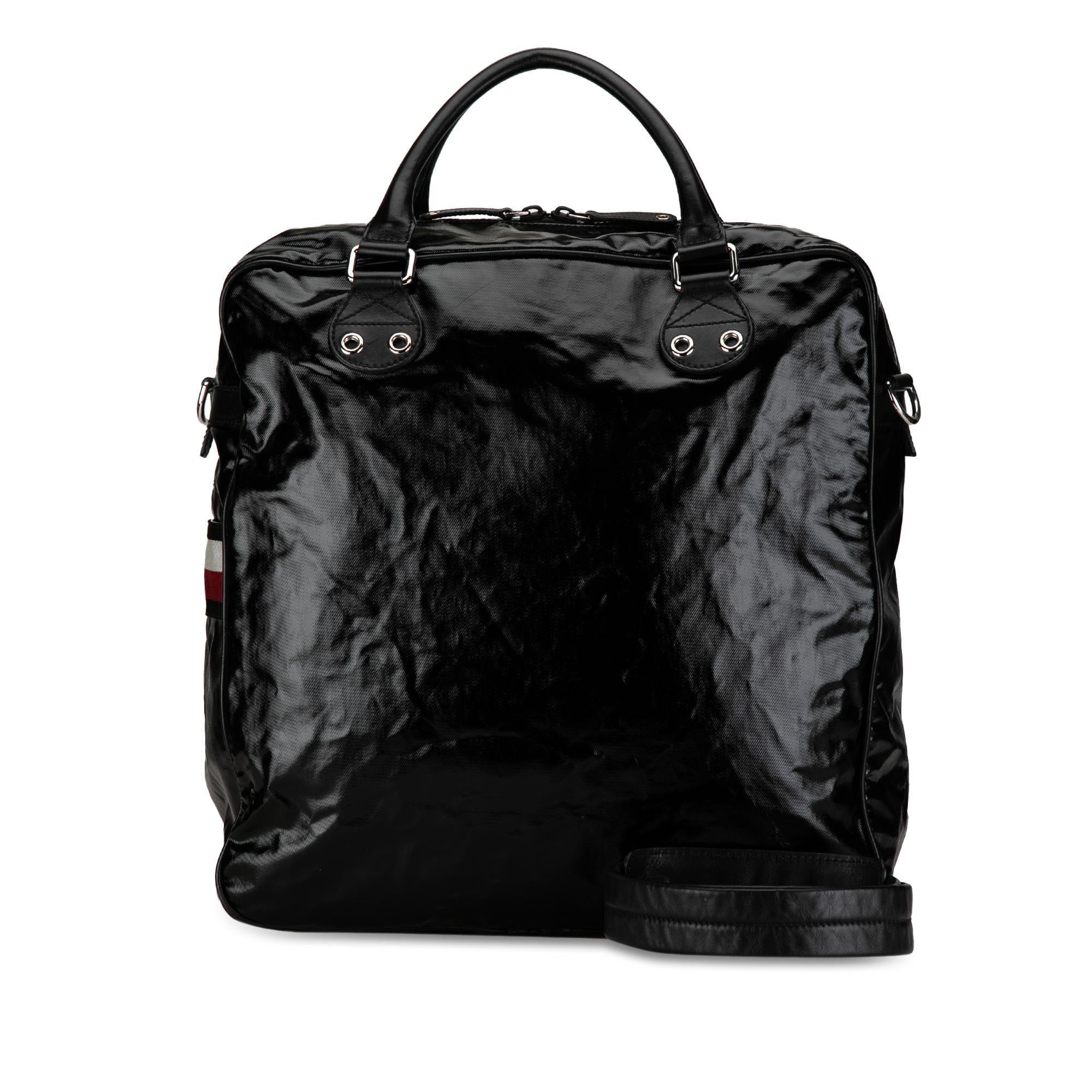 Gucci Web Coated Canvas Satchel (SHG-rARBOf)