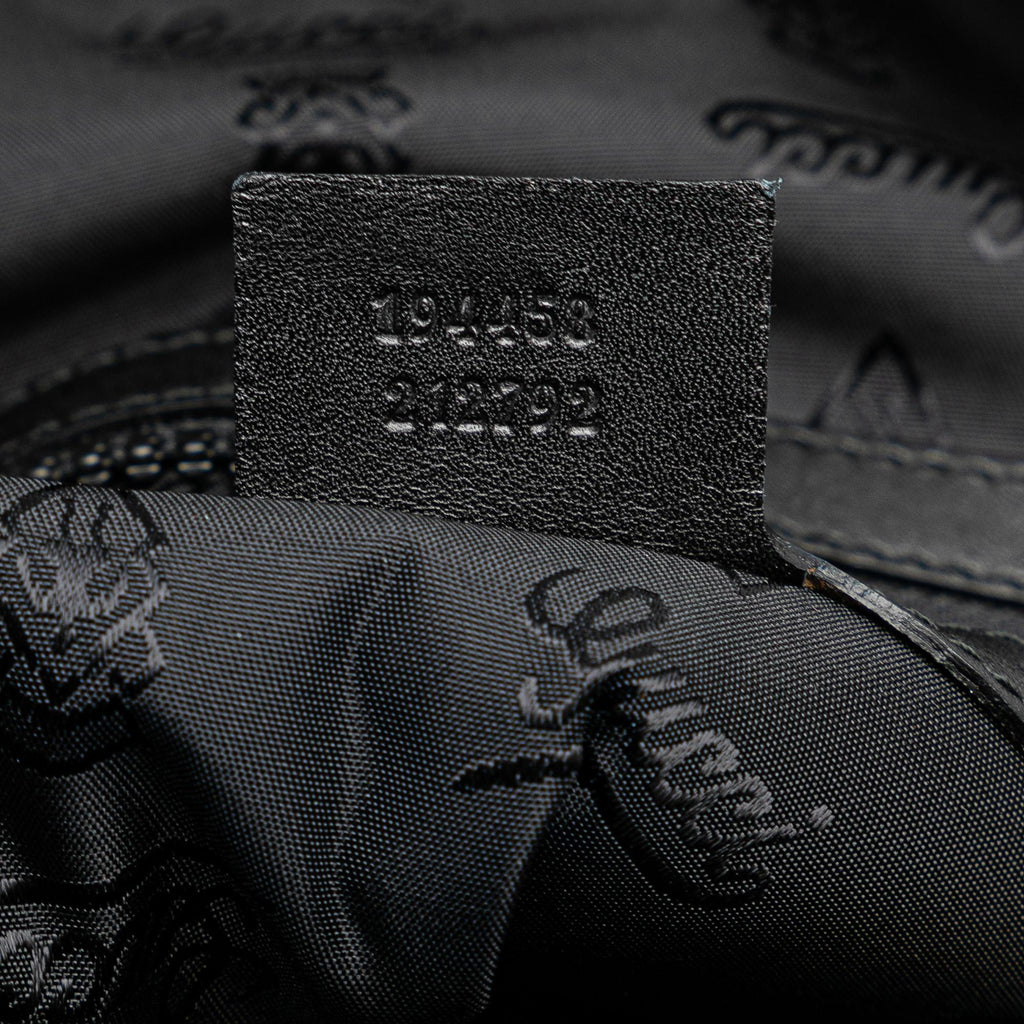 Gucci Web Coated Canvas Satchel