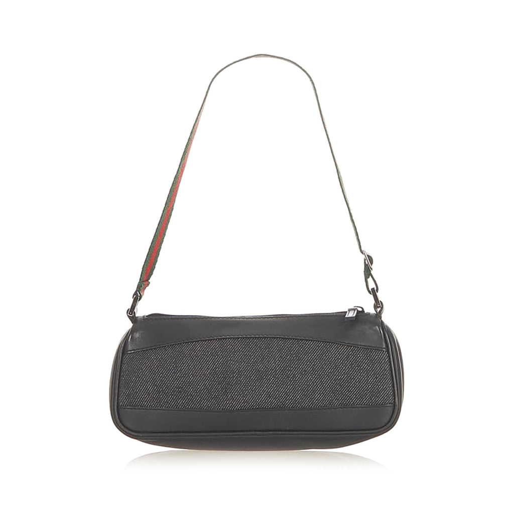 Gucci Web Denim Baguette (SHG-31872)