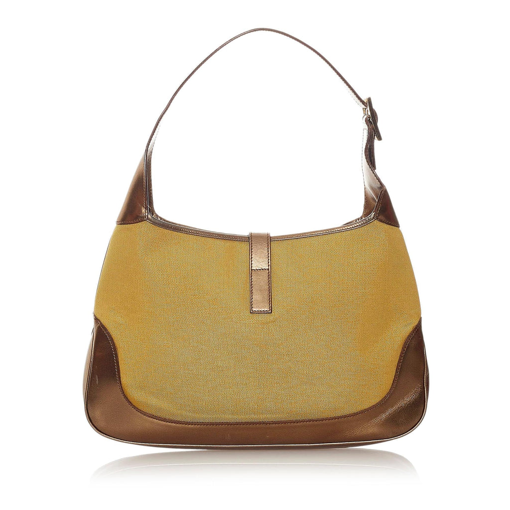 Gucci Web Jackie Canvas Shoulder Bag (SHG-28050)