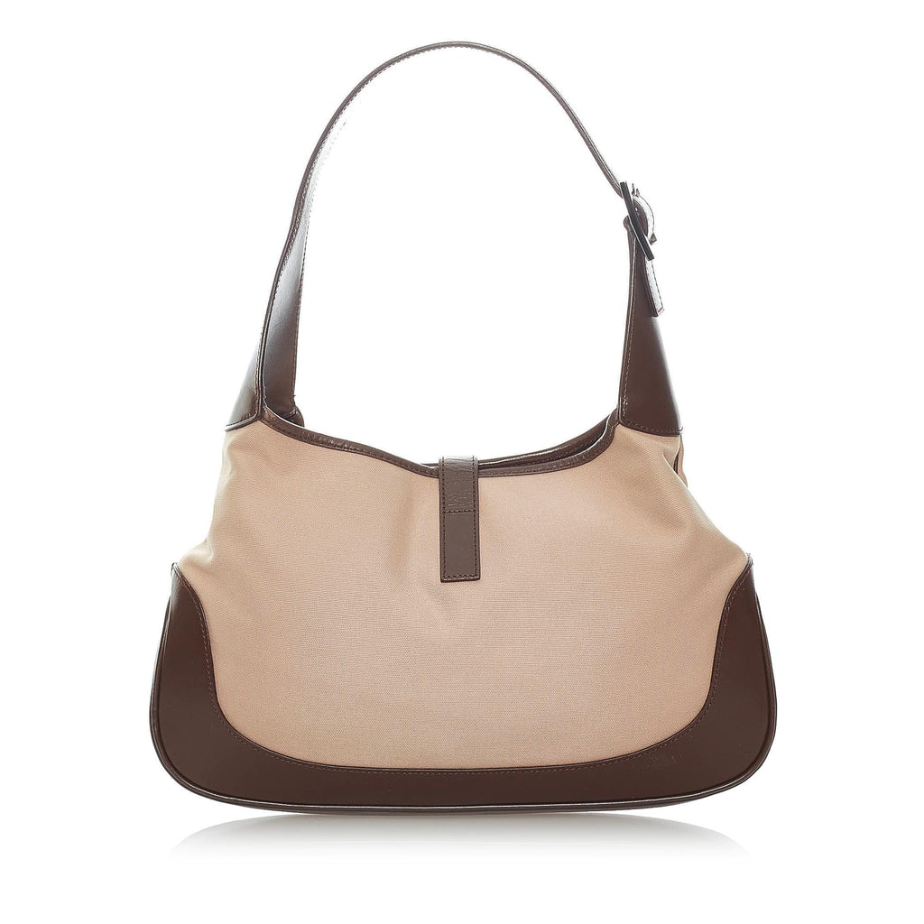 Gucci Web Jackie Canvas Shoulder Bag (SHG-32012)