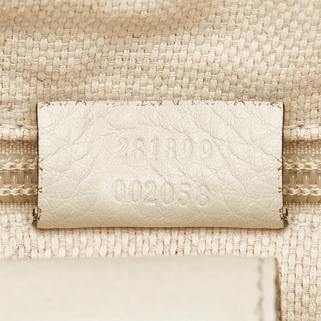 Gucci Web Leather Tote Bag (SHG-25454)