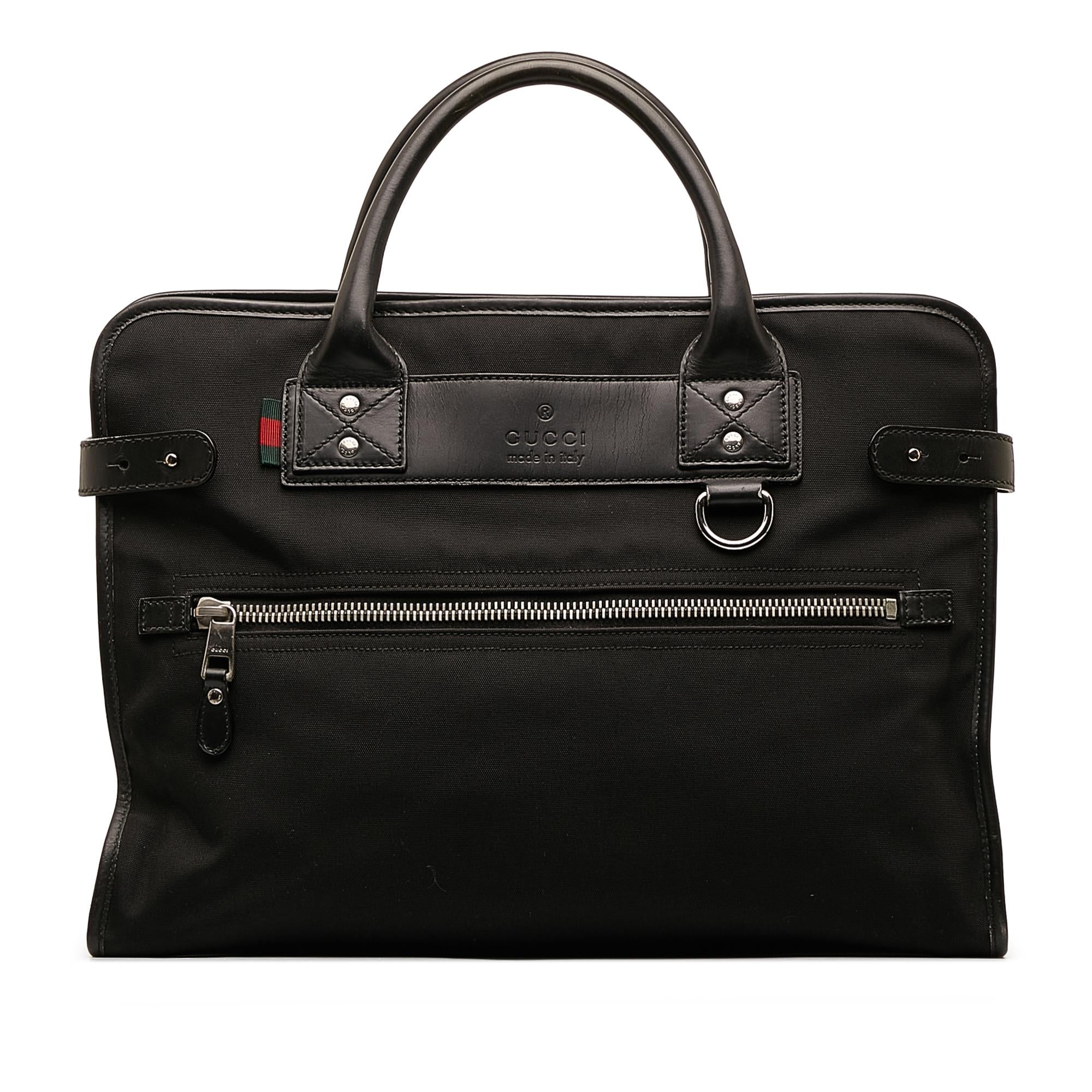Gucci Web Nylon Business Bag (SHG-Y0mhDT)