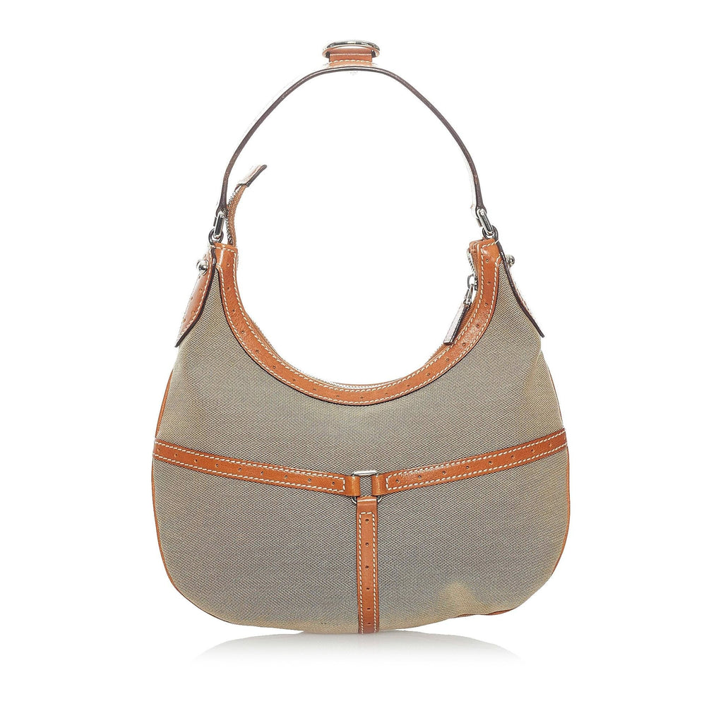 Gucci Web Reins Canvas Hobo Bag (SHG-30263)