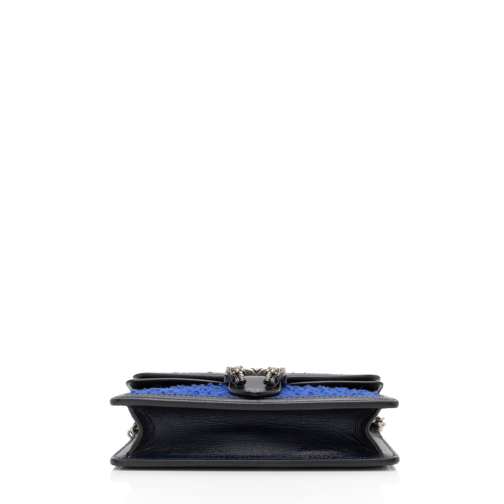 Gucci Wool Dionysus Super Mini Bag (SHF-Ujea1H)