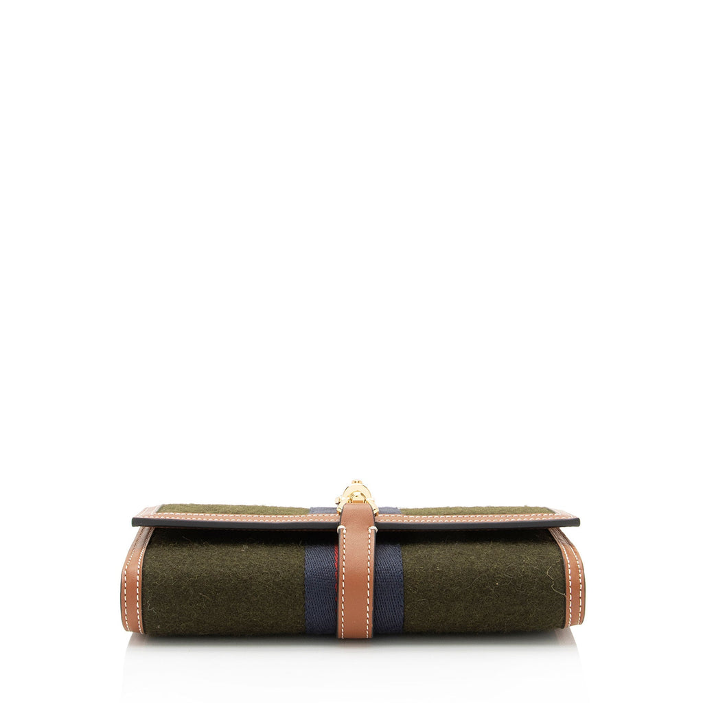 Gucci Wool Web 1961 Jackie Wallet on Chain Bag (SHF-bG7CFb)