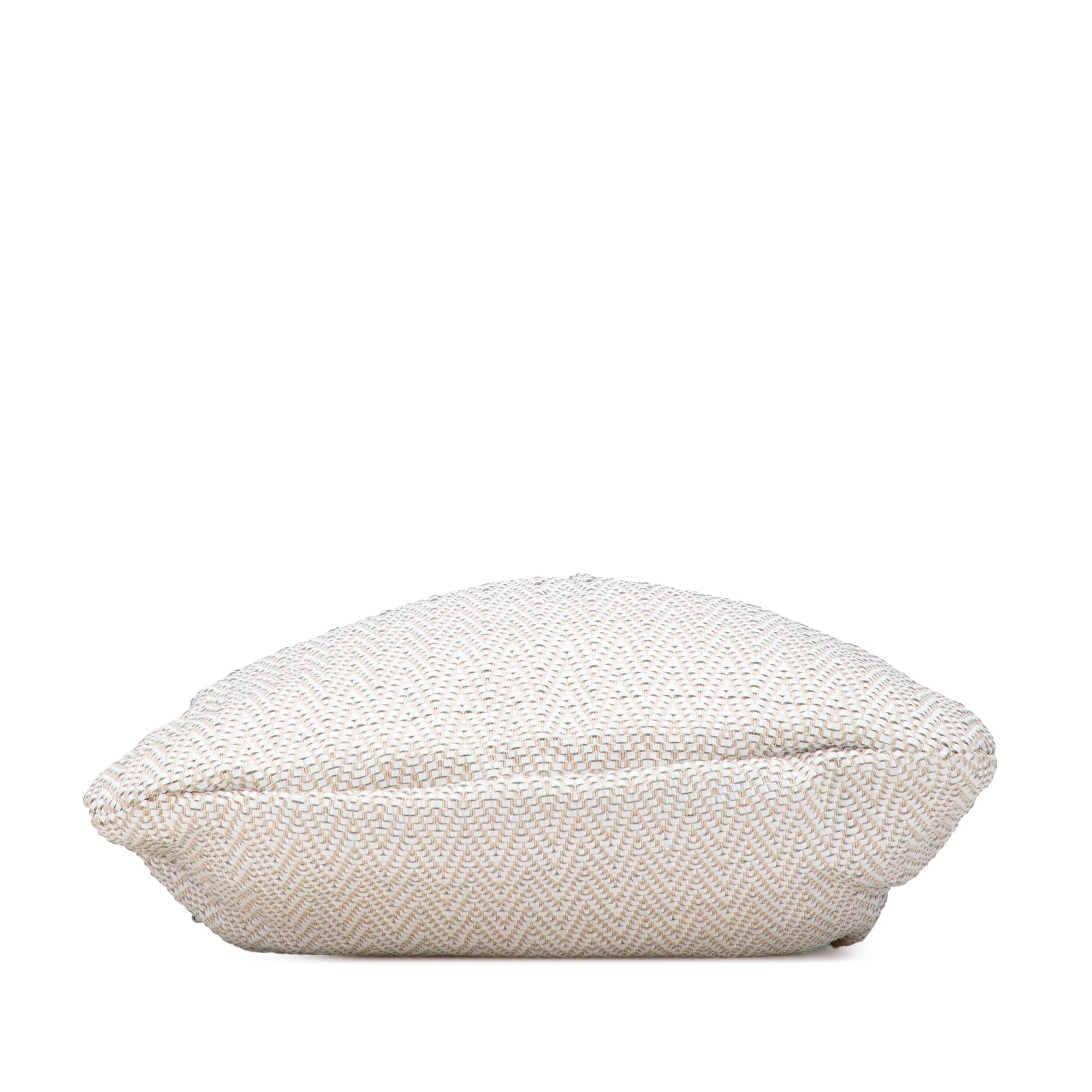 Gucci Woven Leather Bamboo Studded Hobo